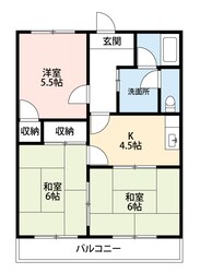 パークシティ美園Bの物件間取画像